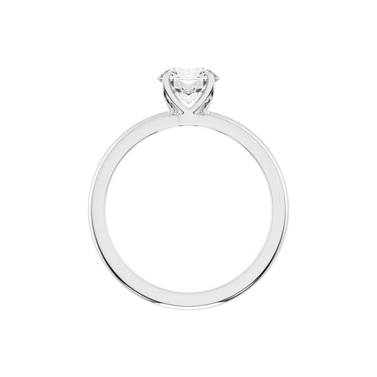 Classic Round Solitaire Engagement Ring