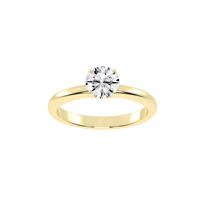 Classic Round Solitaire Engagement Ring