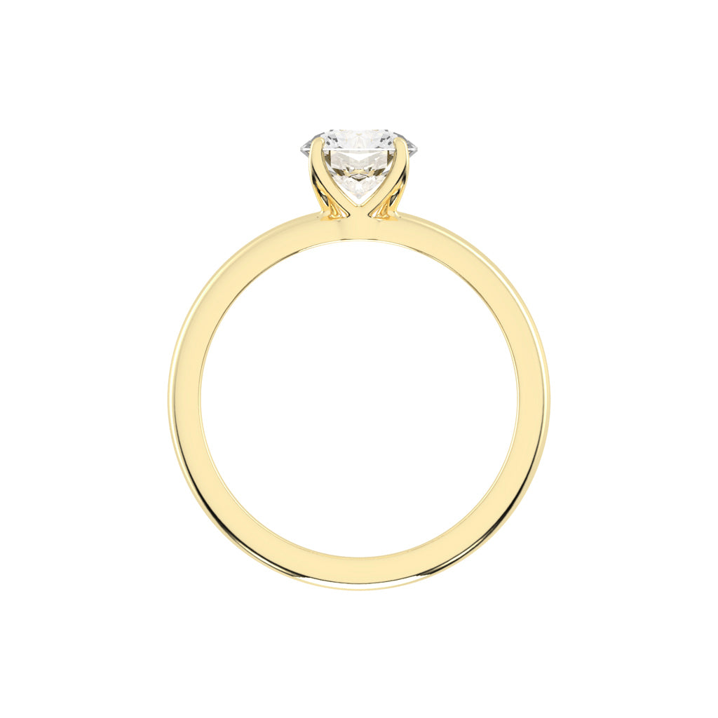 Classic Round Solitaire Engagement Ring