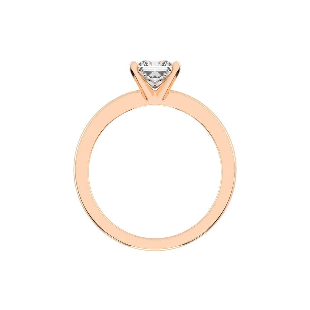 Solien Princes Cut Solitaire Lab Diamond Ring