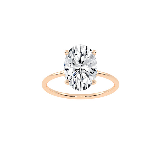 Oval Solitaire Engagement Ring