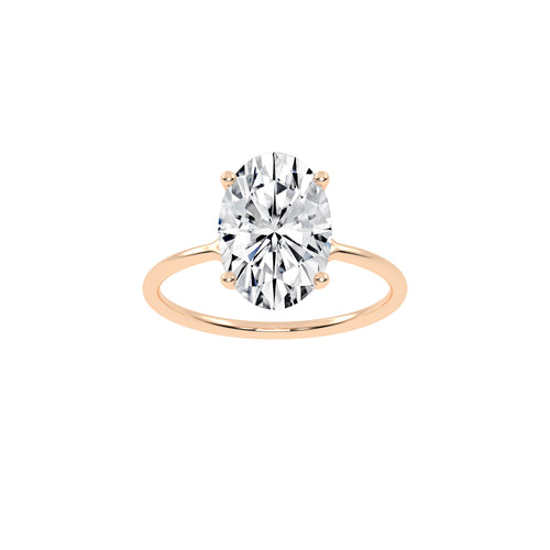 Oval Solitaire Engagement Ring
