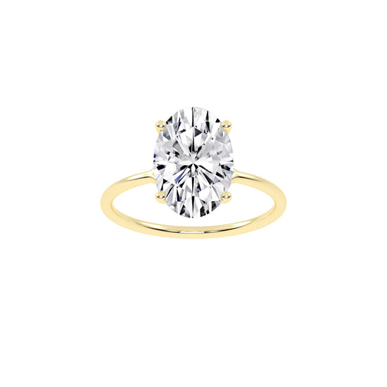 Oval Solitaire Engagement Ring