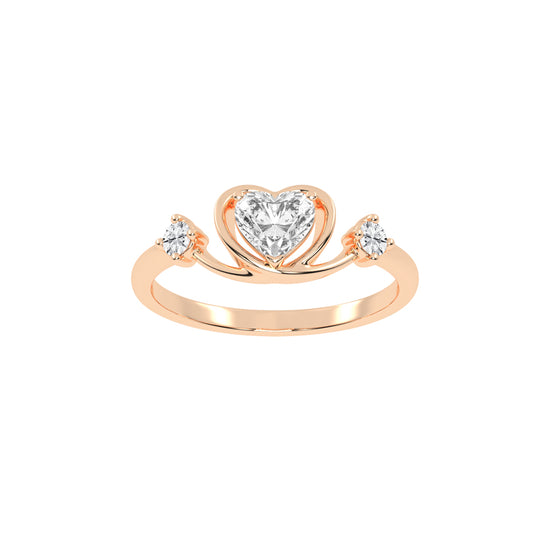Crowned Heart Promise Ring