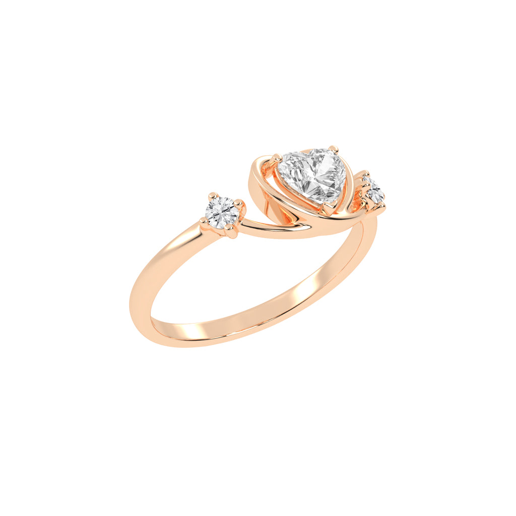 Crowned Heart Promise Ring