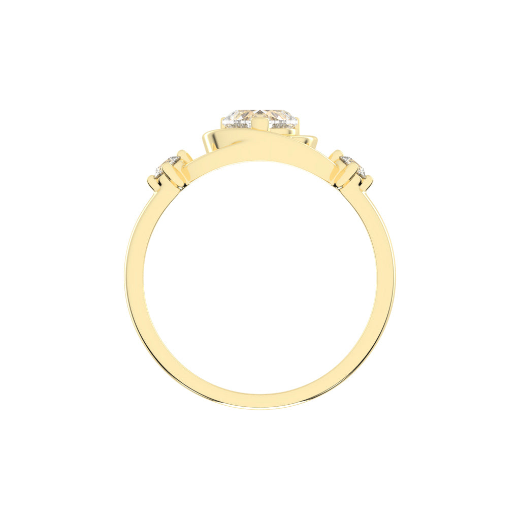 Crowned Heart Promise Ring