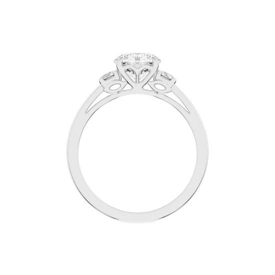 Classic Three-Stone Engagement Ring