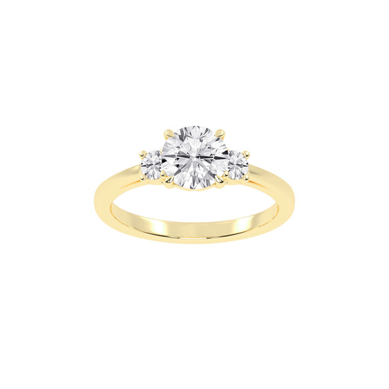 Classic Three-Stone Engagement Ring
