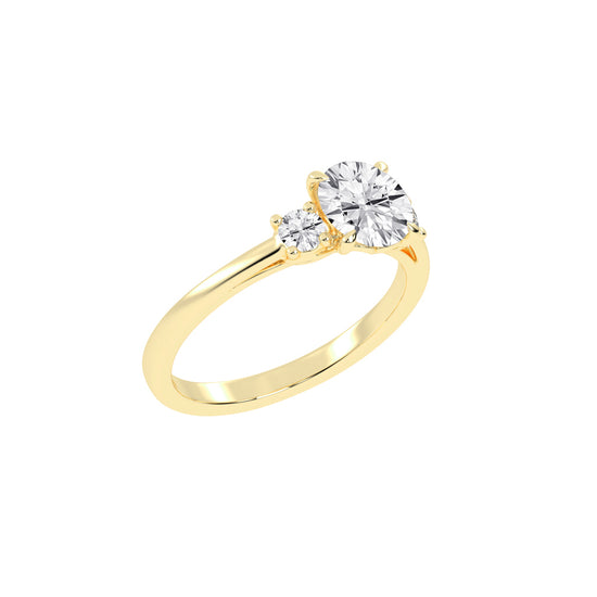 Classic Three-Stone Engagement Ring