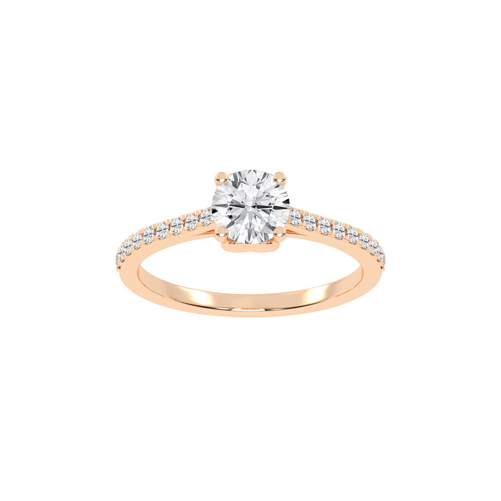 Celestia Pav Lab Diamond Engagement Ring