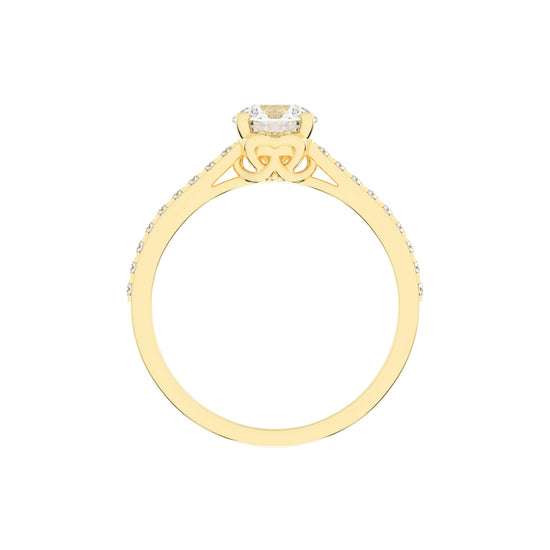 Celestia Pav Lab Diamond Engagement Ring