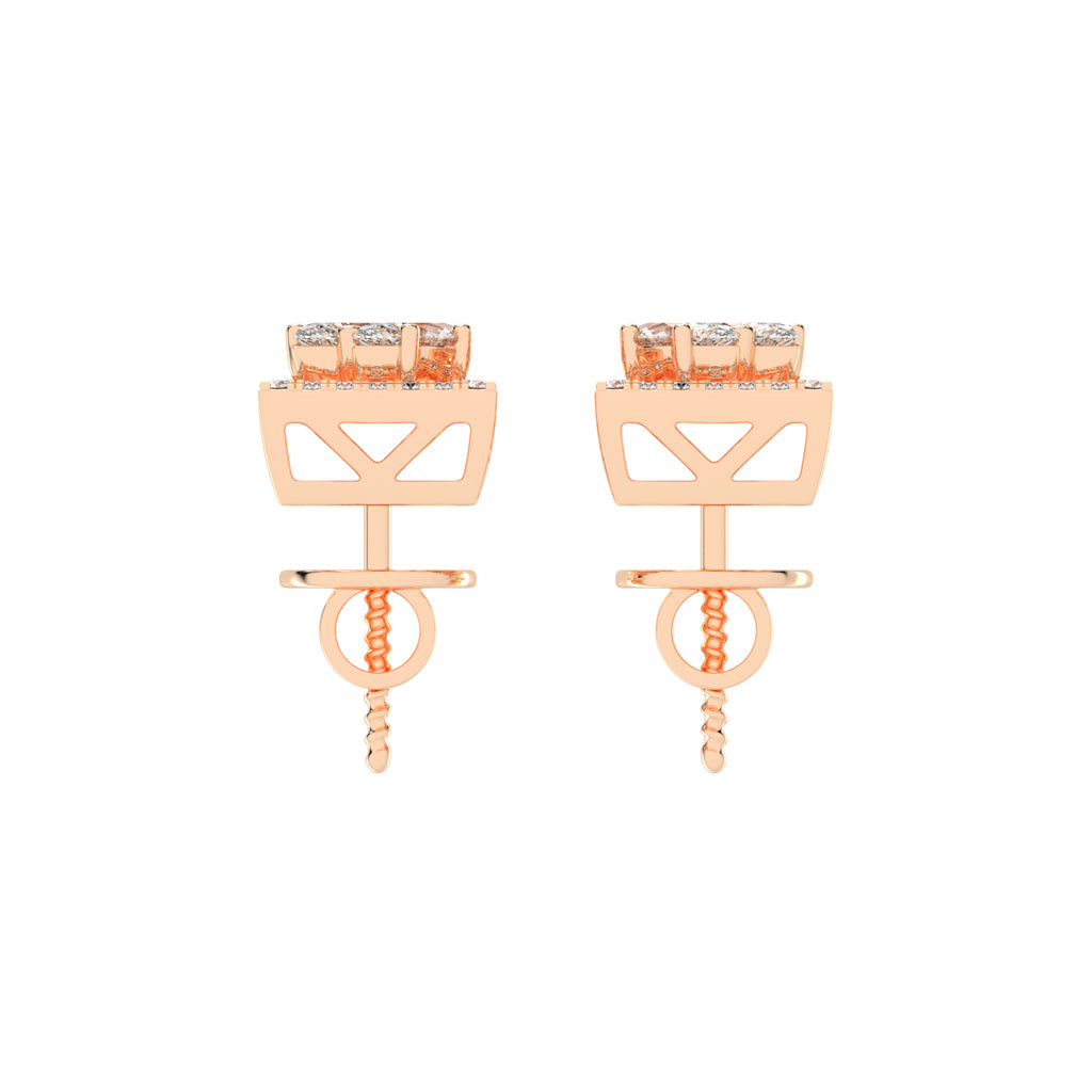 Marquise Sparkle Fancy Stud Earrings