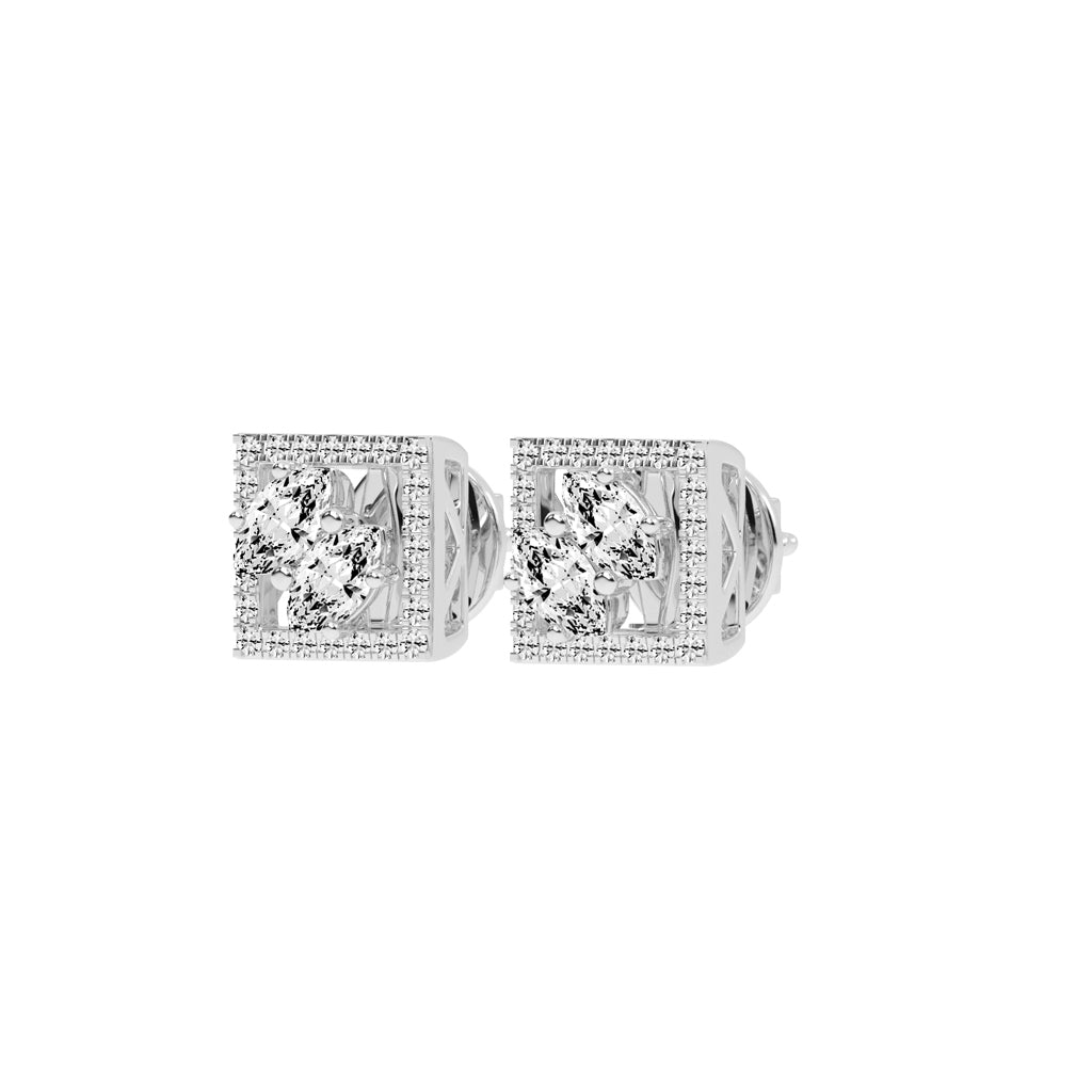 Marquise Sparkle Fancy Stud Earrings