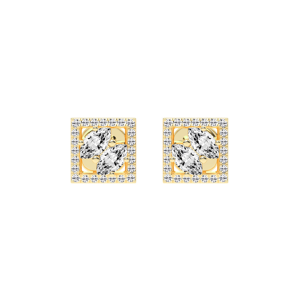 Marquise Sparkle Fancy Stud Earrings
