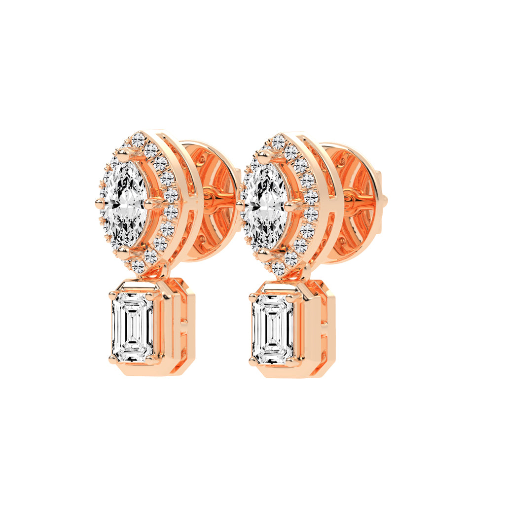 Duet Drop Dazzle Earrings