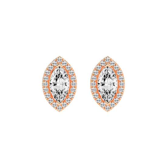 Luminous Marquise Blossom Studs