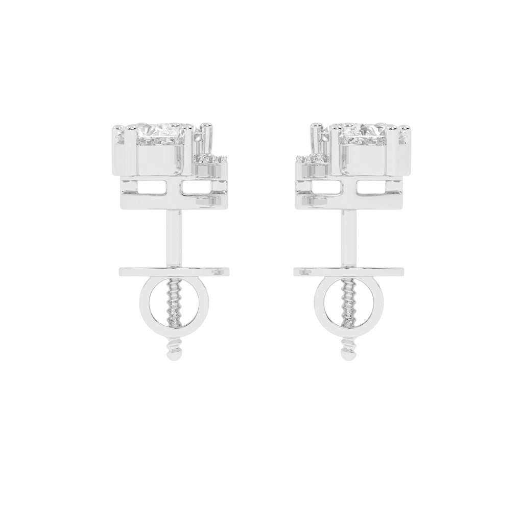 Luminous Duo Sparkle Stud Earrings