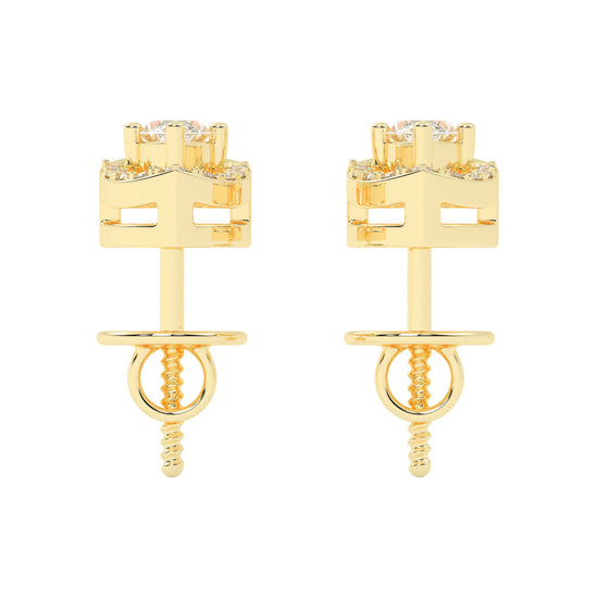 Luminous Marquise Sparkle Stud Earrings