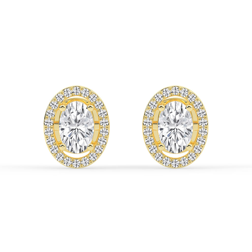 Seraphina Halo Studs