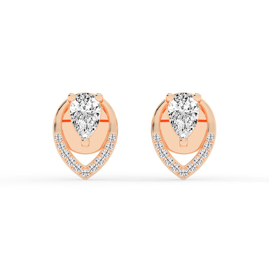 Lyra Pear Studs