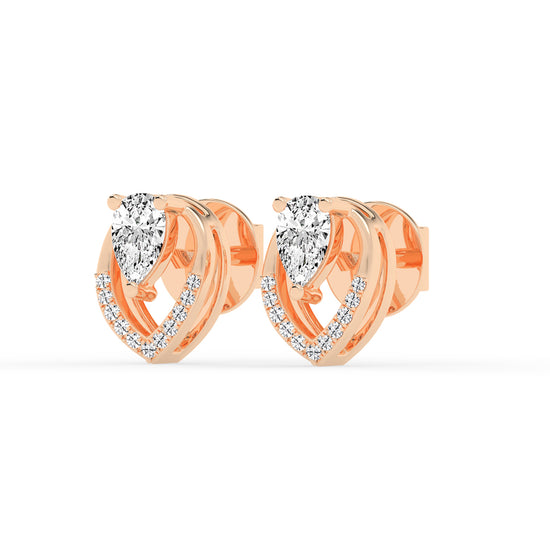 Lyra Pear Studs