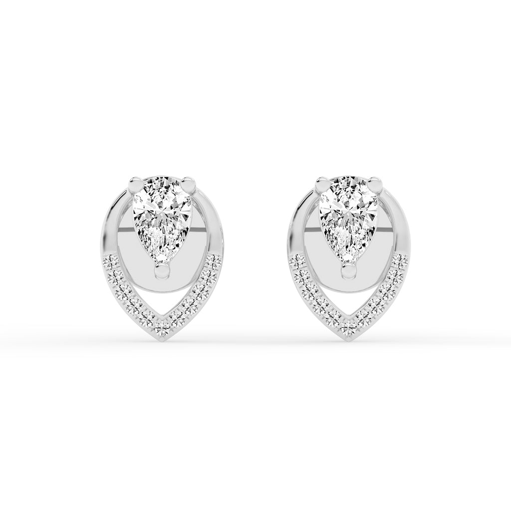 Lyra Pear Studs