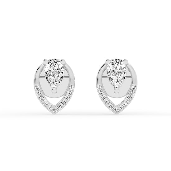 Lyra Pear Studs
