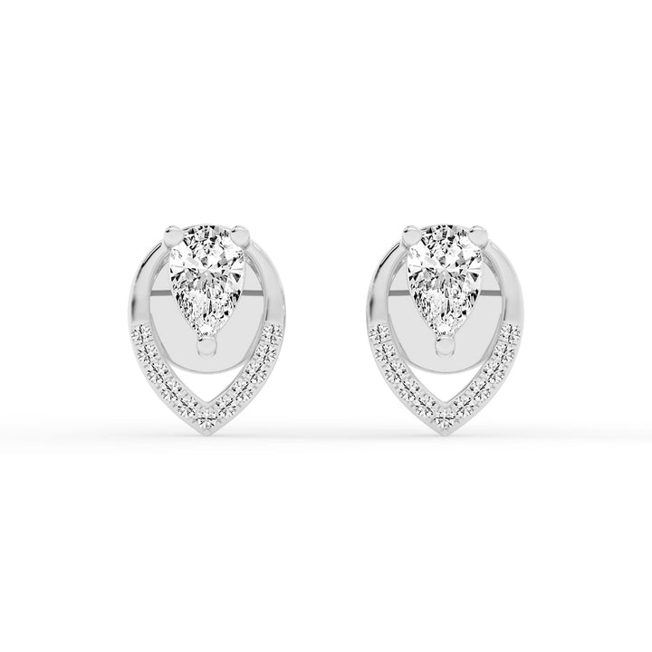 Lyra Pear Studs