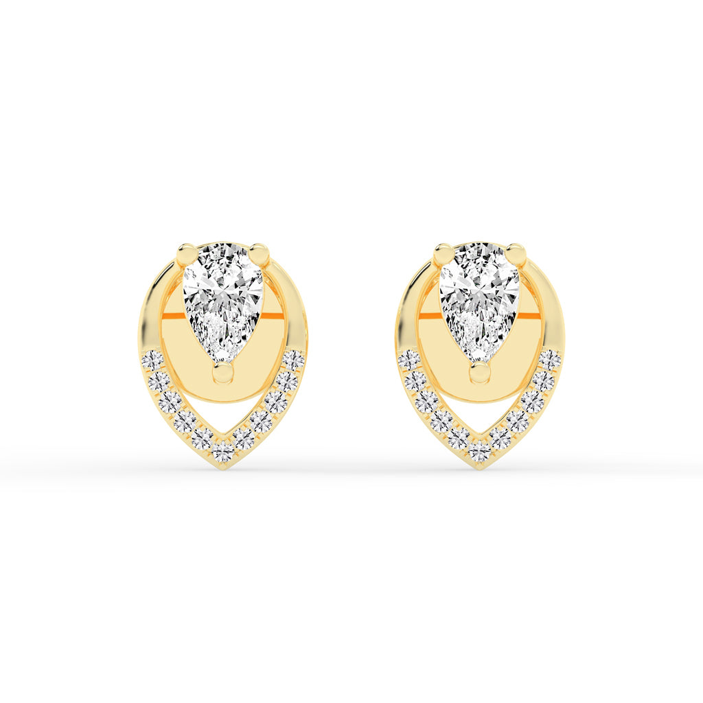 Lyra Pear Studs
