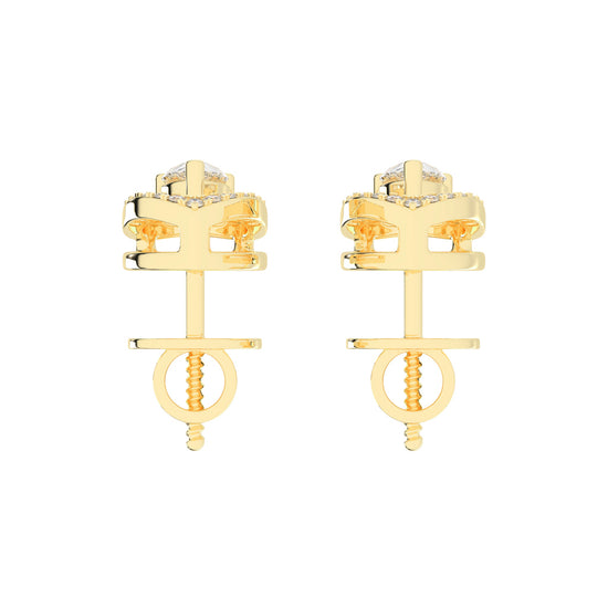 Lyra Pear Studs