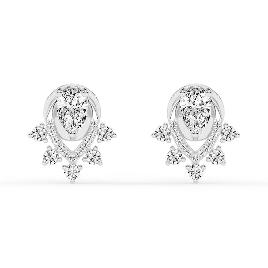Aurora Drip – Teardrop Cluster Earrings