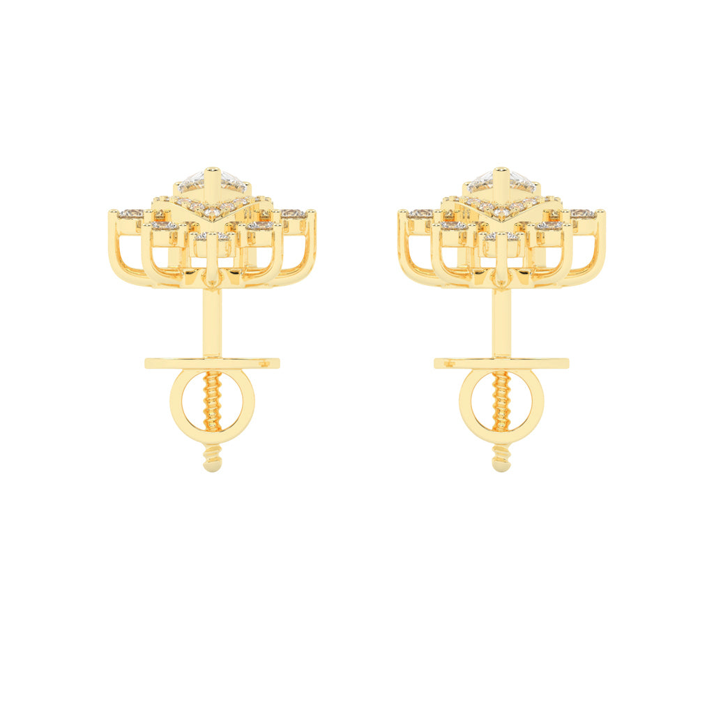 Aurora Drip – Teardrop Cluster Earrings