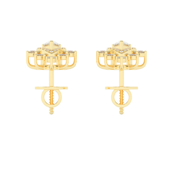 Aurora Drip – Teardrop Cluster Earrings