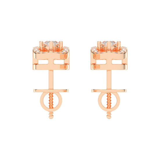 Virelle Spark – Marquise Halo Earrings