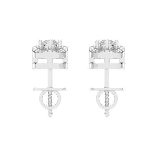 Virelle Spark – Marquise Halo Earrings