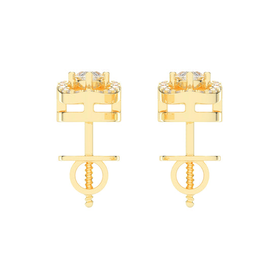 Virelle Spark – Marquise Halo Earrings