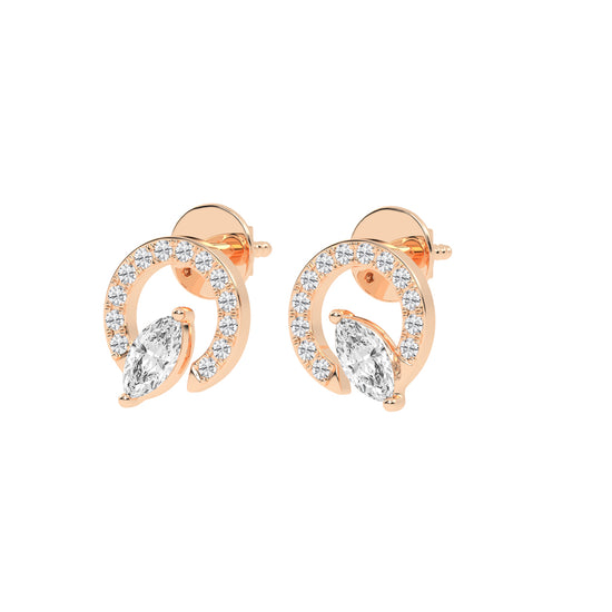 Aura Marquise Embrace Diamond Studs