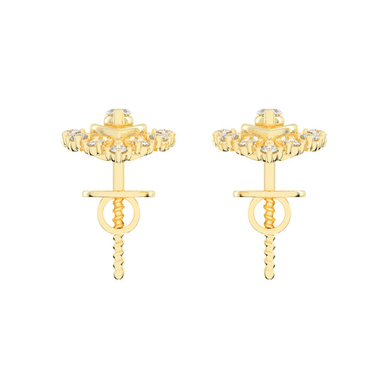 Radiant Marquise Burst Diamond Cluster Studs