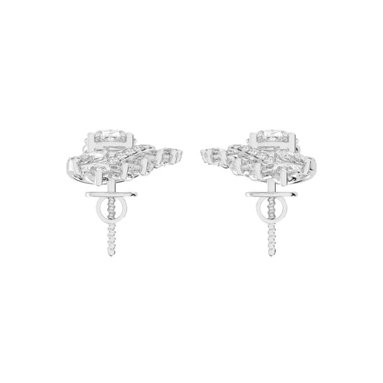 Radiant Cascade Marquise Fan Diamond Studs