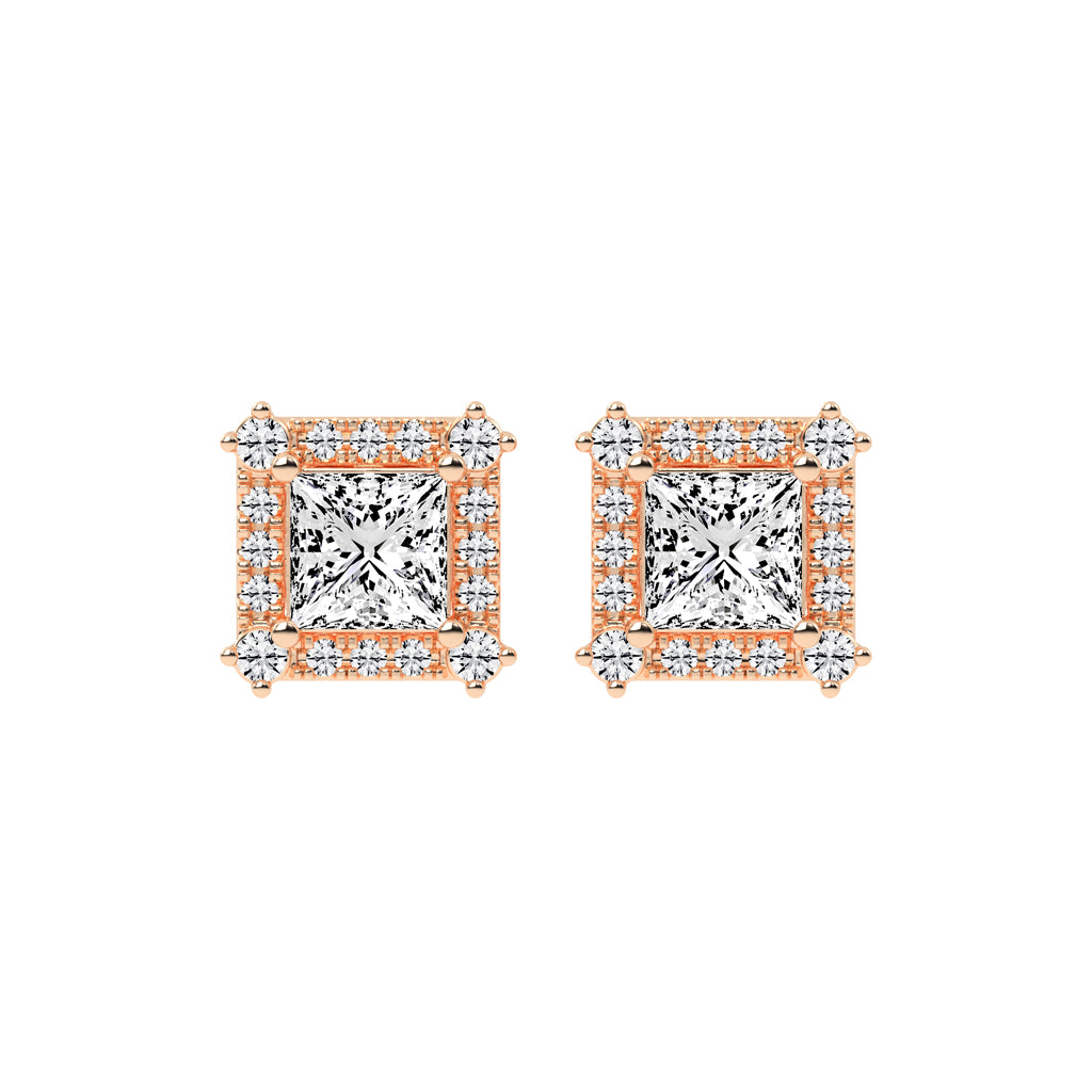Cavara Classic Lab Diamond Stud Earrings