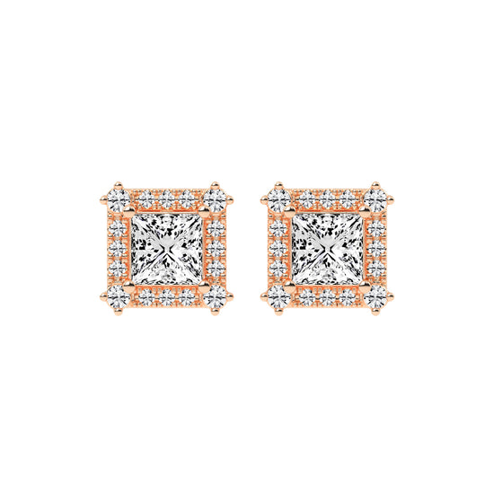 Cavara Classic Lab Diamond Stud Earrings