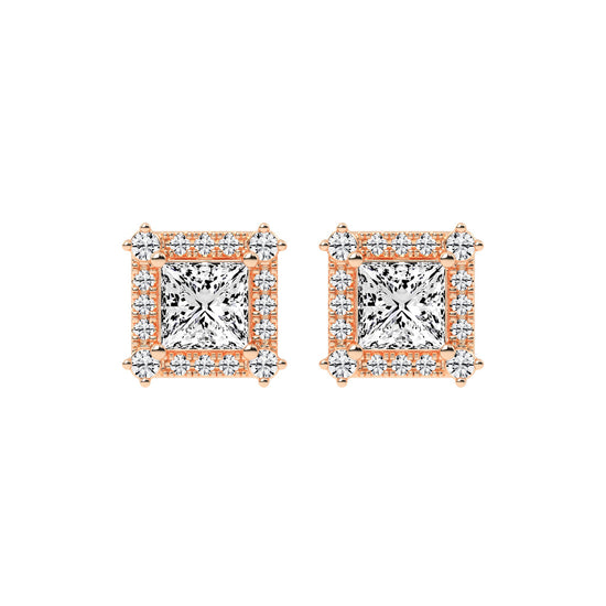 Cavara Classic Lab Diamond Stud Earrings