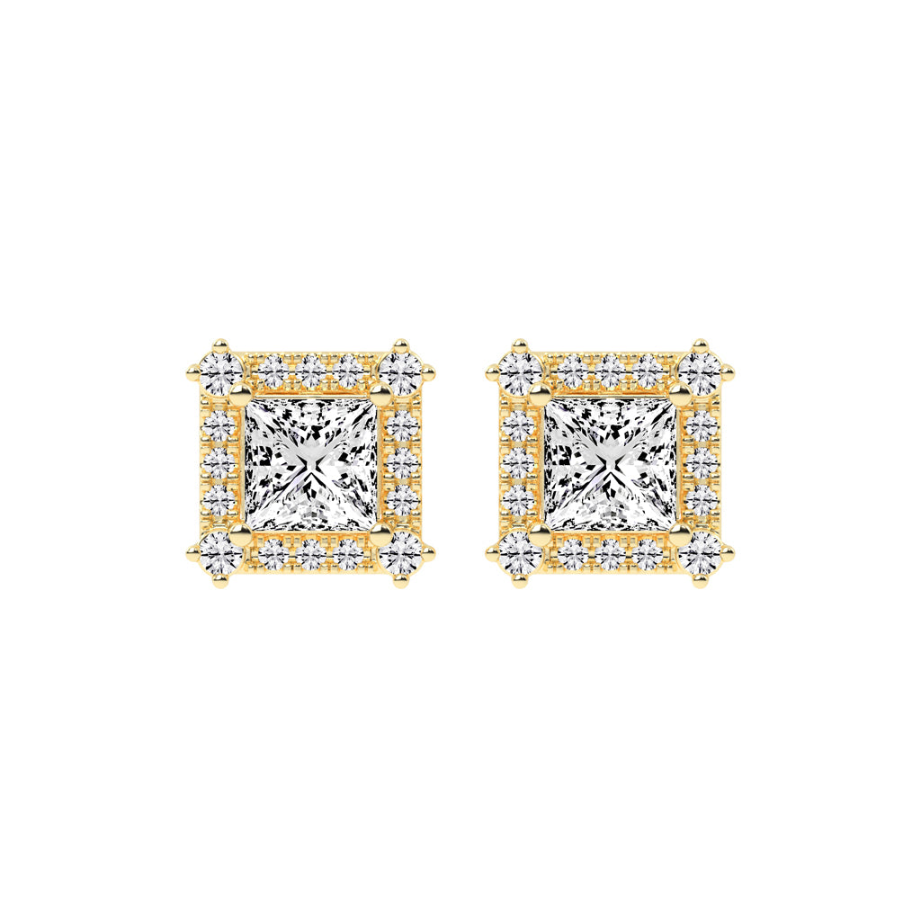 Cavara Classic Lab Diamond Stud Earrings