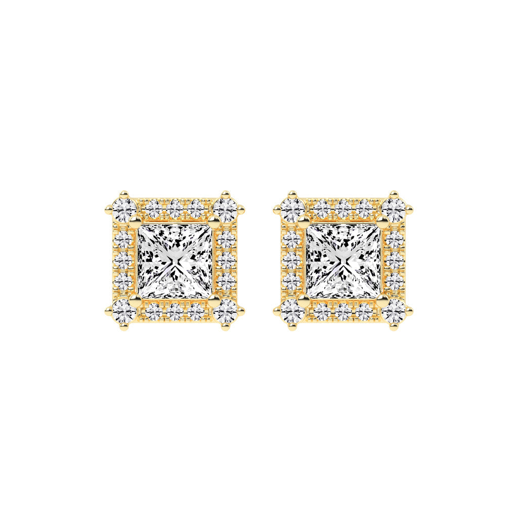 Cavara Classic Lab Diamond Stud Earrings