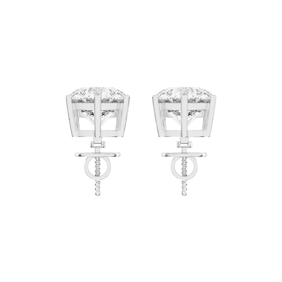"Twin Star" Dual Diamond Drop Earrings