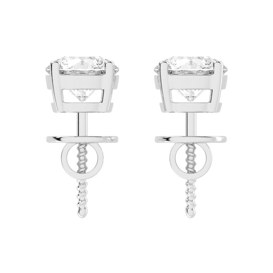 Serenya Pure Lab Diamond Stud Earrings