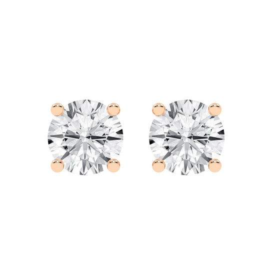 Lunara Essential Lab Diamond Stud Earrings