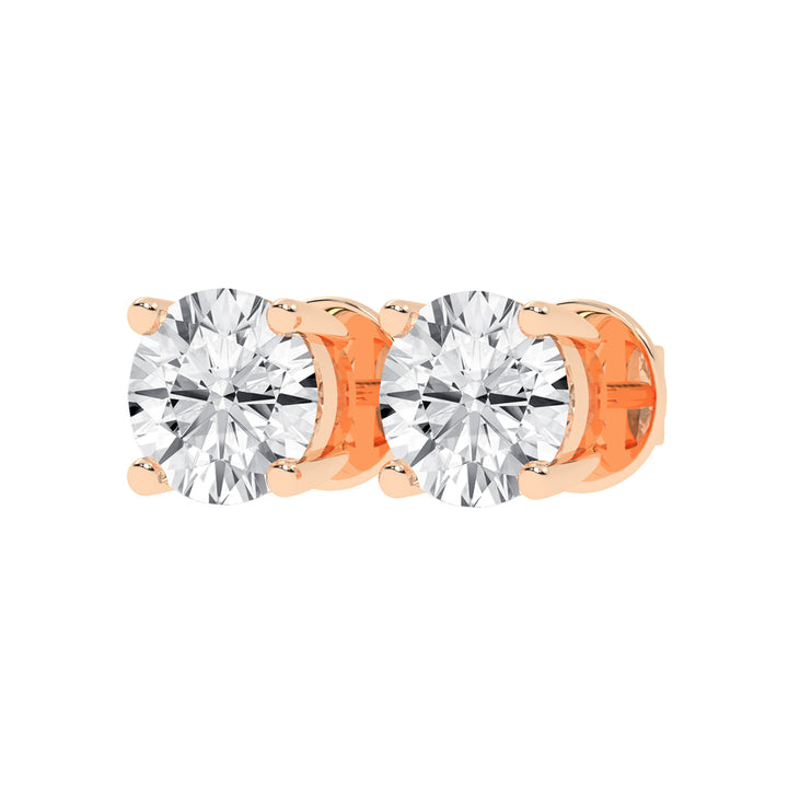 Lunara Essential Lab Diamond Stud Earrings