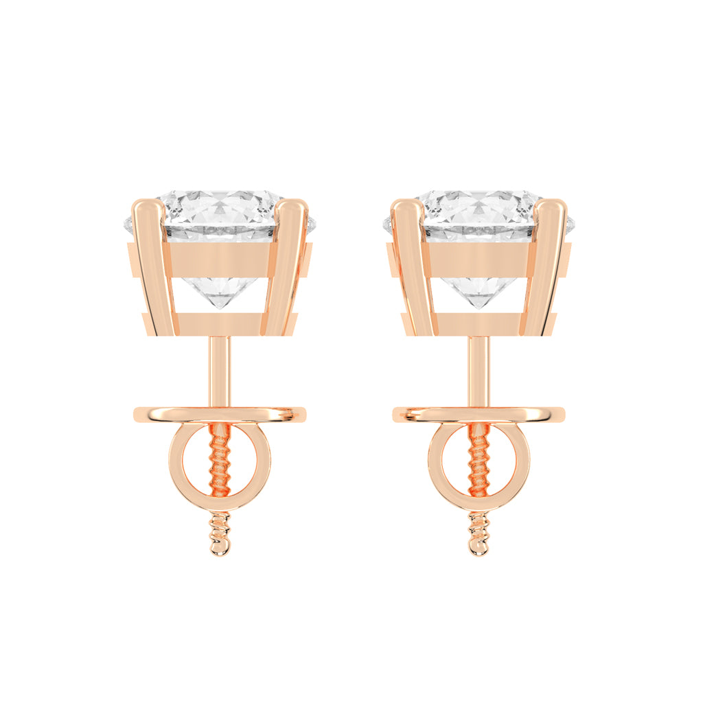 Lunara Essential Lab Diamond Stud Earrings