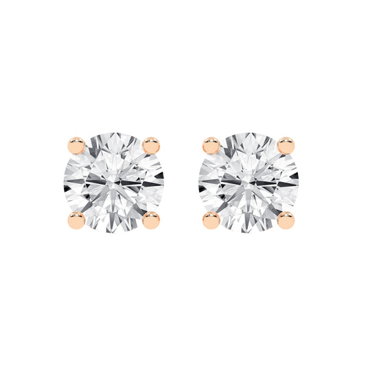 Lunara Essential Lab Diamond Stud Earrings